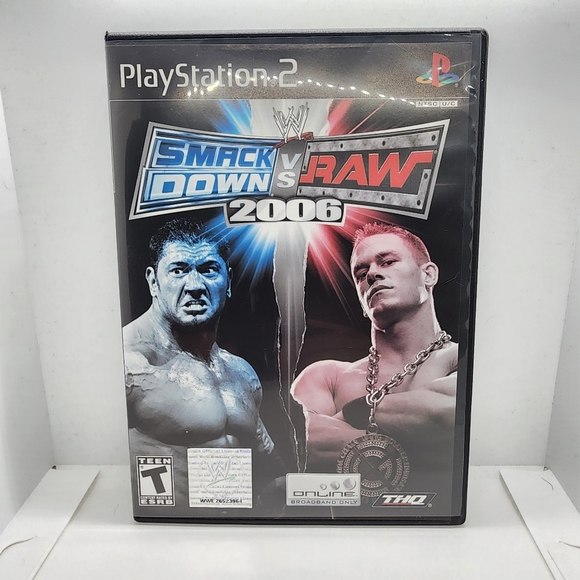 Playstation 2 Other - WWE SmackDown vs. Raw 2006 (Sony PlayStation 2, 2005) CIB